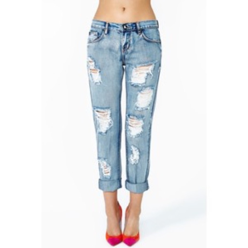 Never worn Boyfriend Jeans !